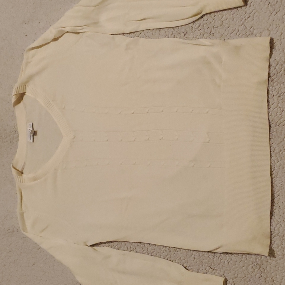 Fashion Bug off white v neck sweater